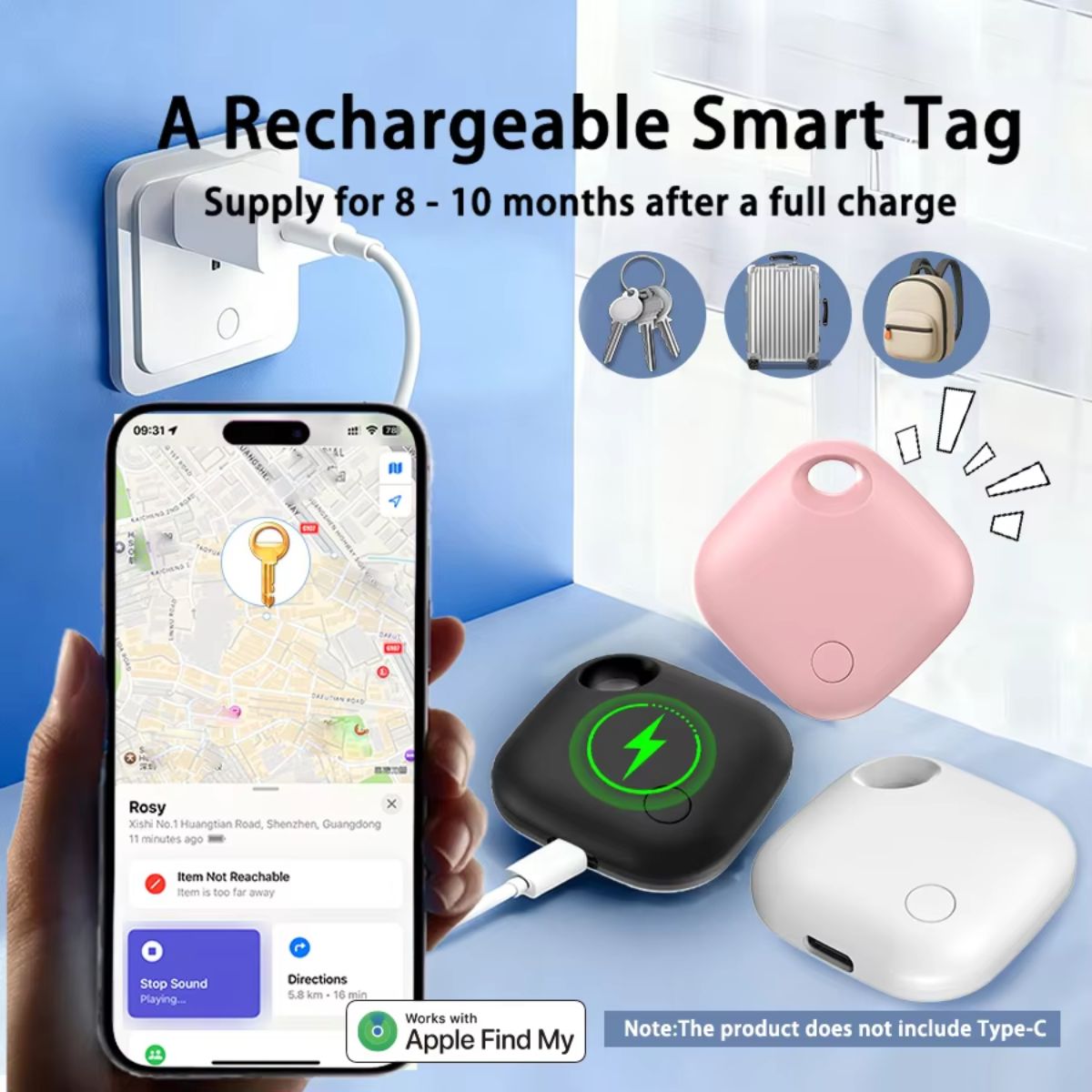 Smart Bluetooth Item Finder & Tracker